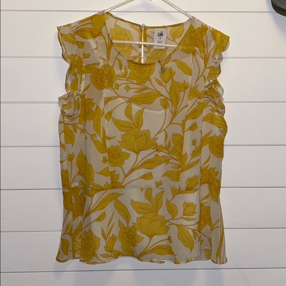Cabi Floral Top